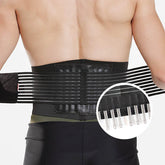 Sportgürtel Herren: Atmungsaktive Taillenschutzbandagen für Fitness - Dünn, Sommertauglich für Männer und Frauen